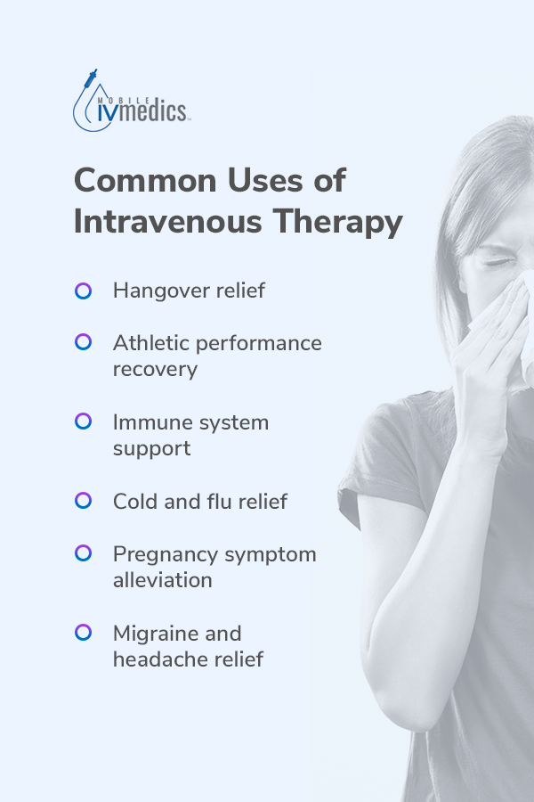 common uses of iv therapy