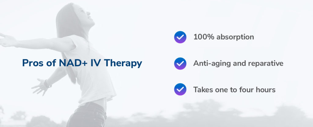 Pros of NAD+ IV Therapy