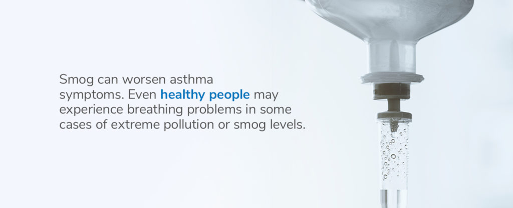 Smog Can Worsen Asthma Symptoms and Cause Breathing Problems
