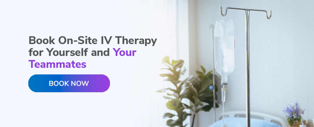 Book On-Site IV Therapy for Yourself and Your Teammates