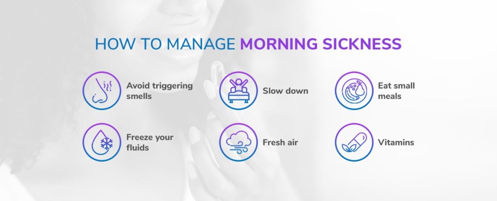 how to manage morning sickness