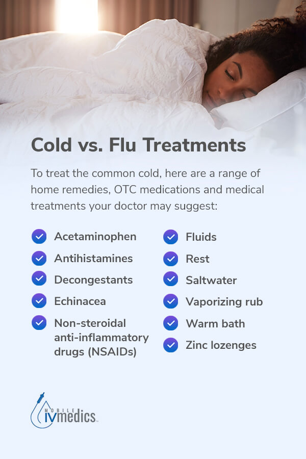 Cold vs. Flu Treatments