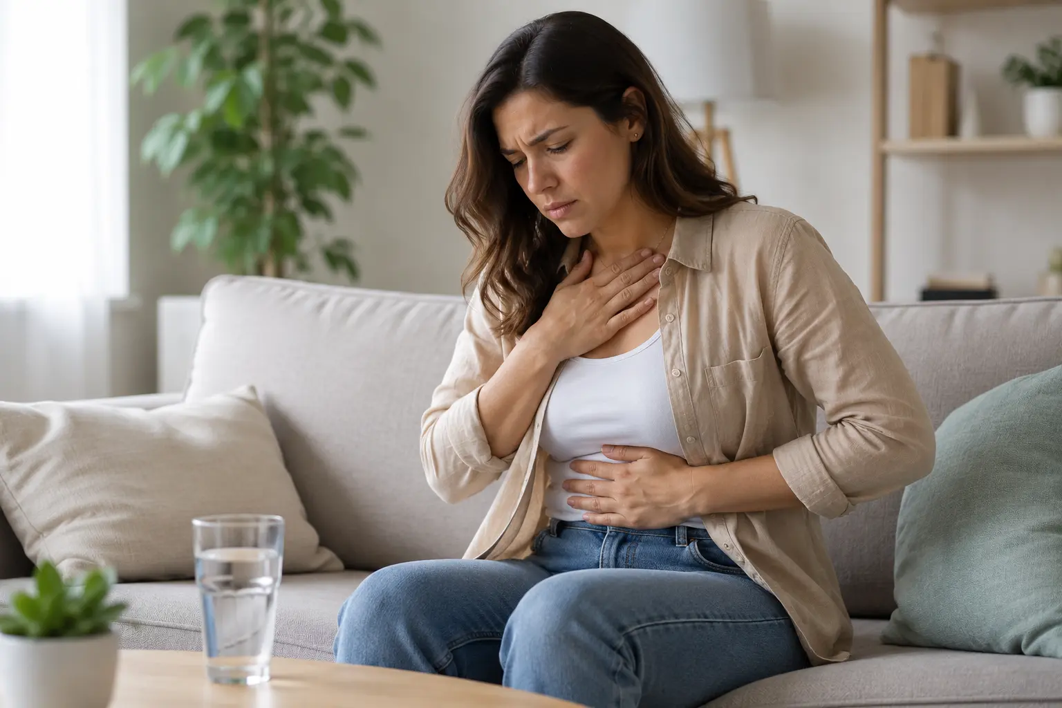 Nausea or Reflux at Intake