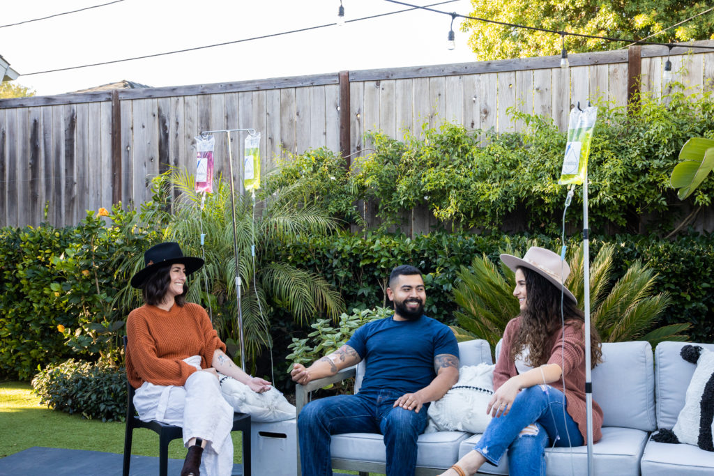 mobile iv therapy in los angeles backyard