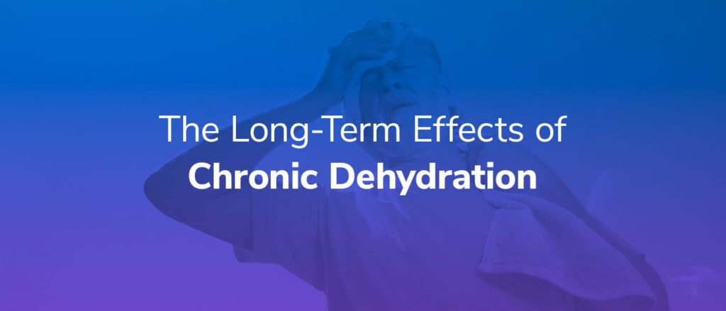 Man showing the effects of chronic dehydration