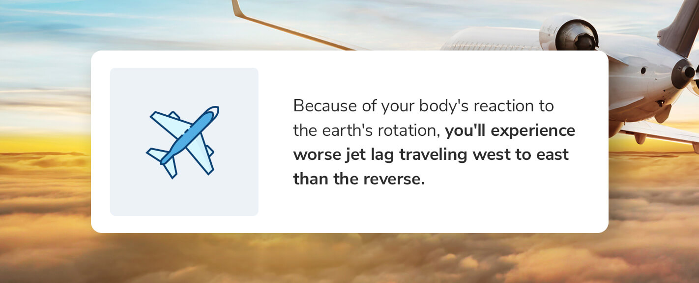 Traveling East vs. West Which Jet Lag Is Worse?