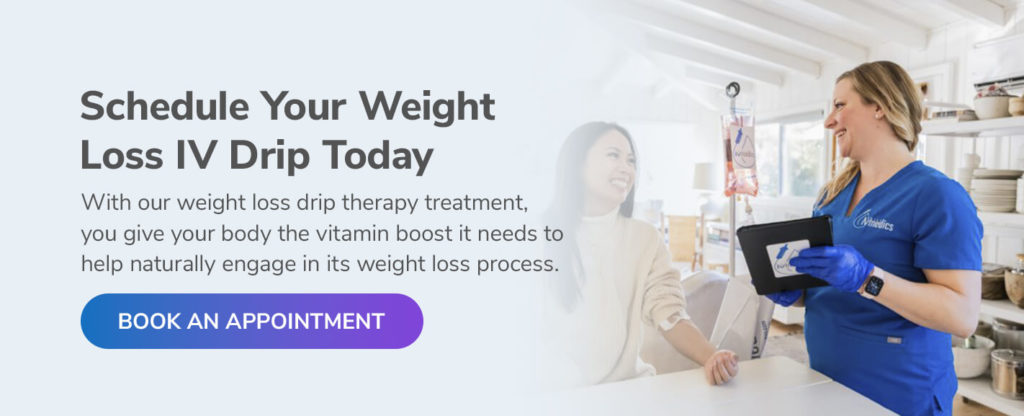 Schedule Your Weight Loss IV Drip Today