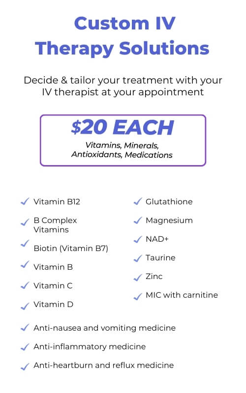Custom IV Therapy Solutions