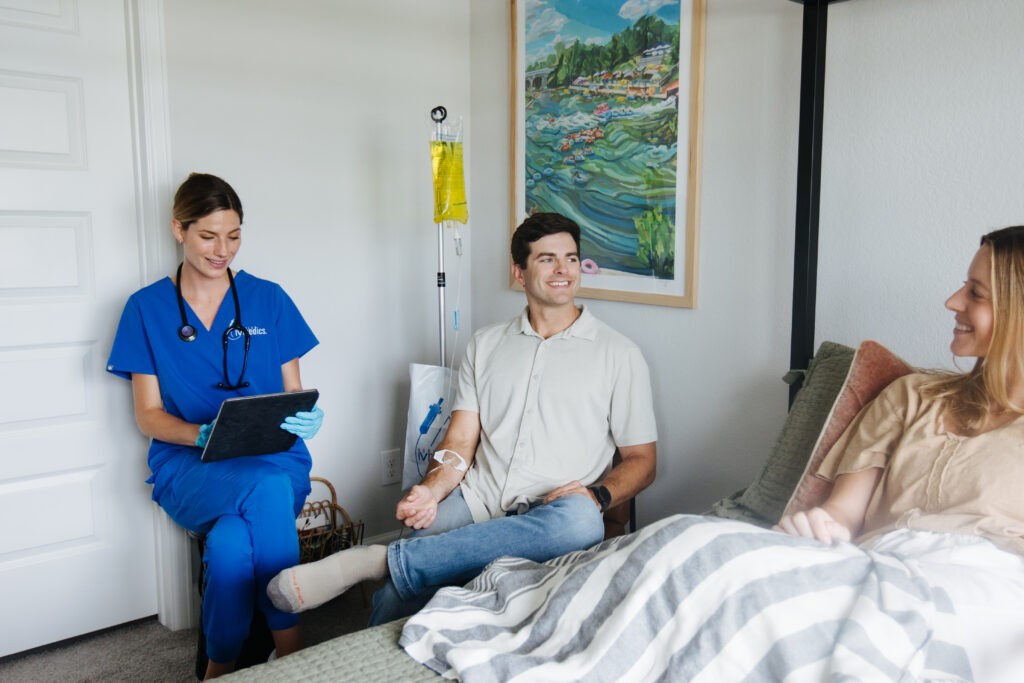 IV therapy under medical supervision