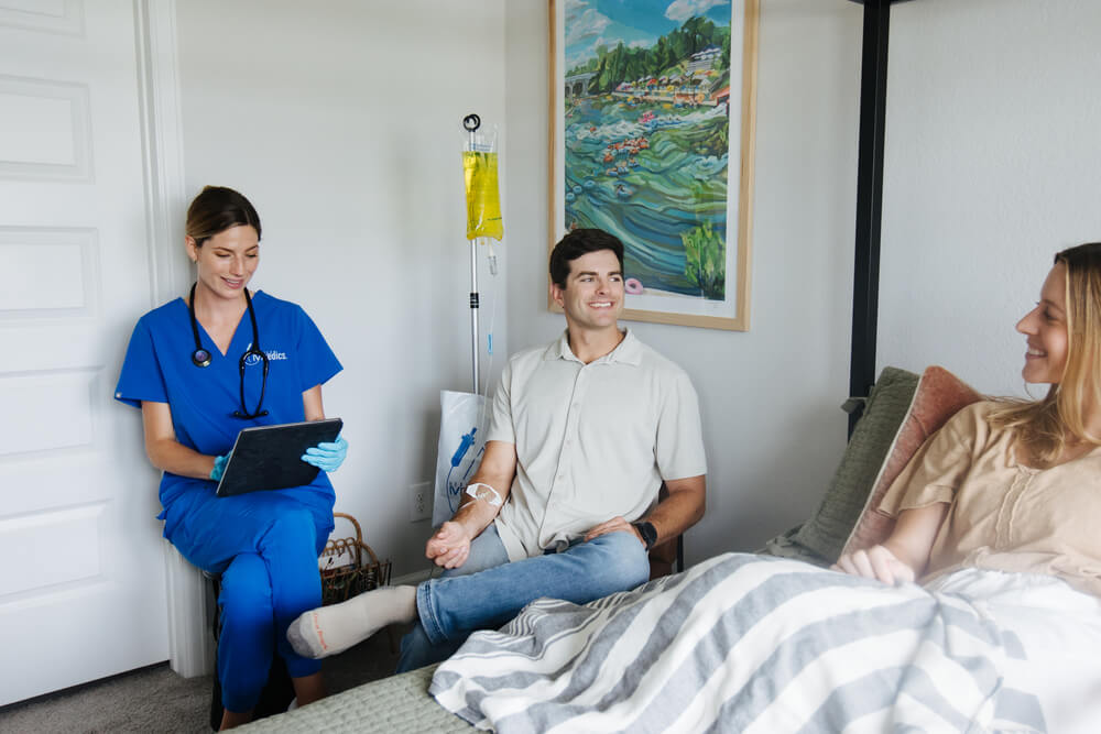 IV therapy under medical supervision