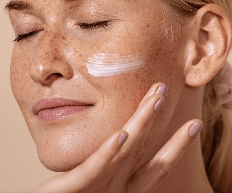 Apply a richer moisturizer to stay hydrated on a plane