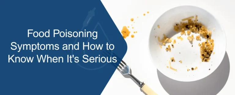 Food poisoning: symptoms, dehydration risk, and when to seek emergency care